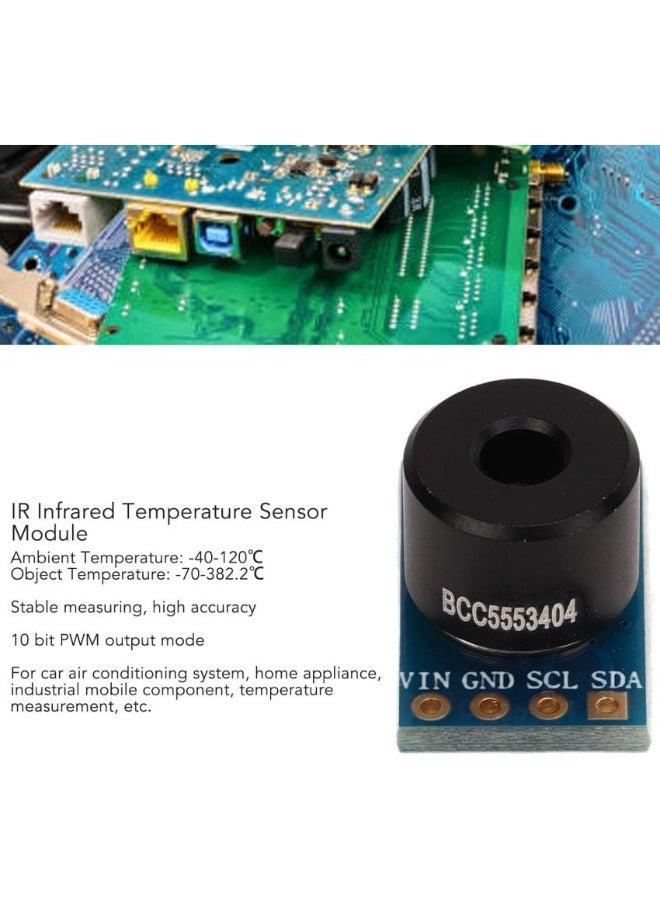وحدة استشعار درجة الحرارة بالأشعة تحت الحمراء دقة عالية نطاق قياس واسع - Image 3